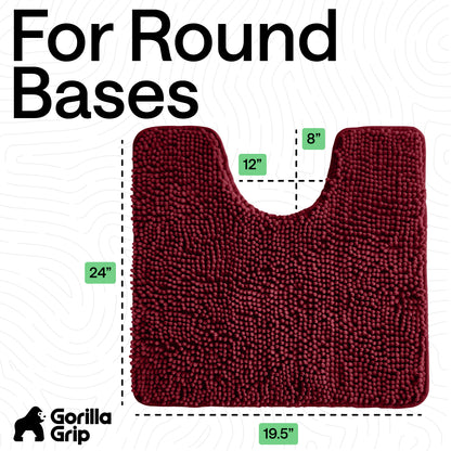 Chenille Bath Rug Contour