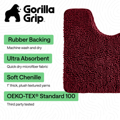 Chenille Bath Rug Contour