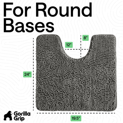 Chenille Bath Rug Contour