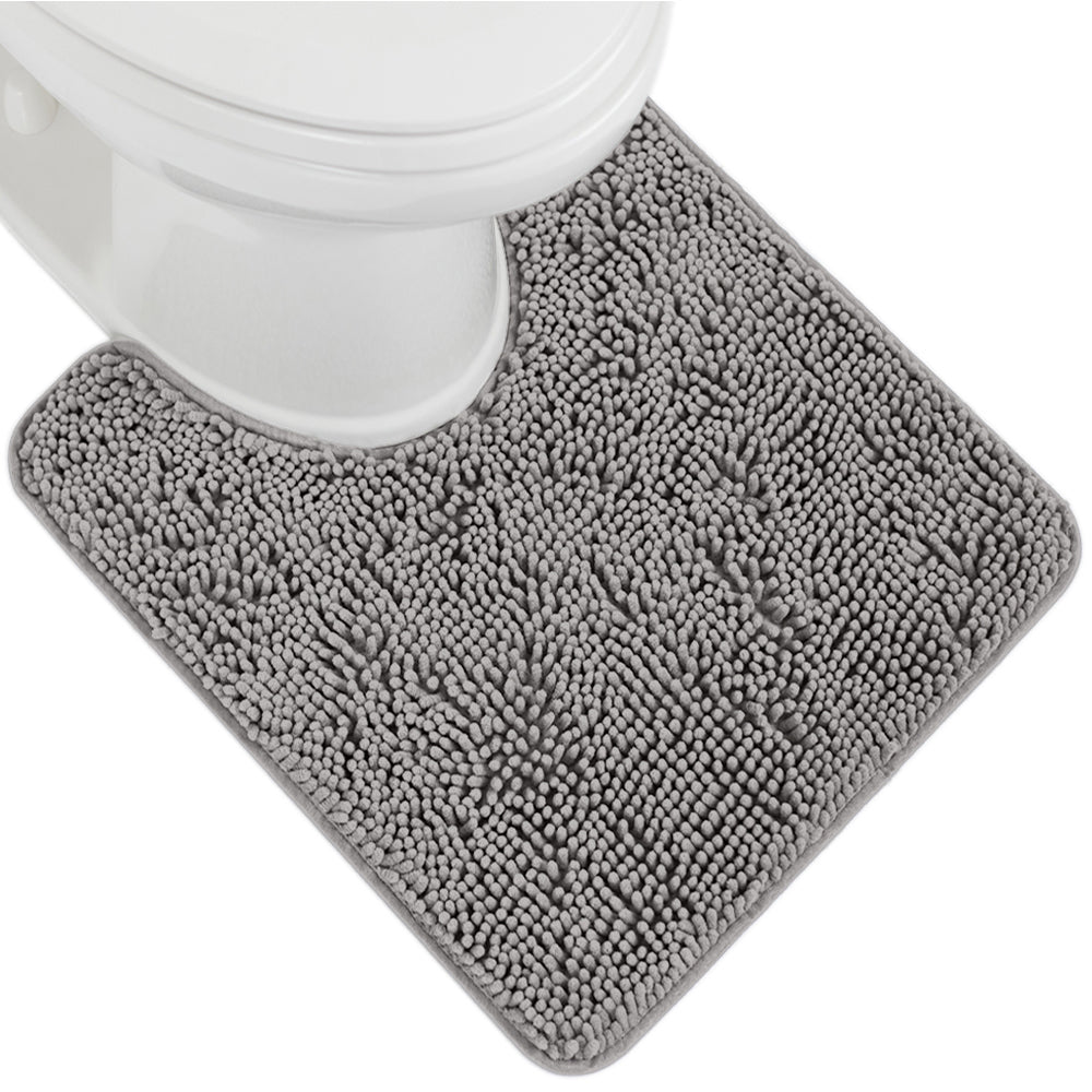 Chenille Bath Rug Contour Bath Accessories Gorilla Grip