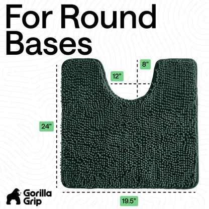 Chenille Bath Rug Contour