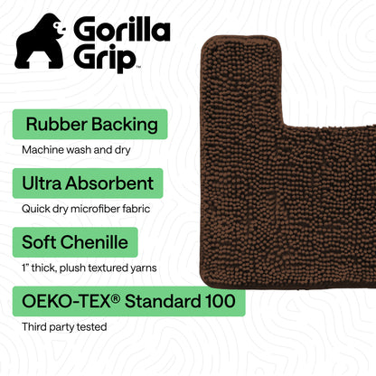 Chenille Bath Rug Contour