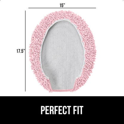 Chenille Toilet Lid Cover