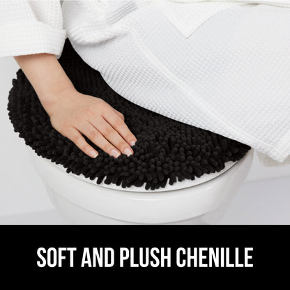 Chenille Toilet Lid Cover Gorilla Grip