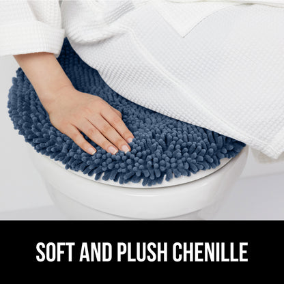 Chenille Toilet Lid Cover