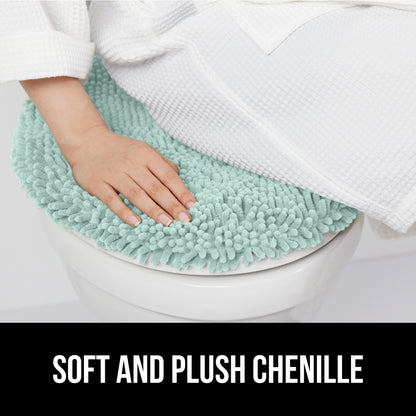 Chenille Toilet Lid Cover