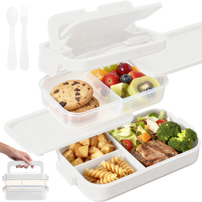 Bento Box Gorilla Grip White 10 Cup