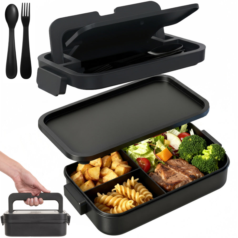 Bento Box Gorilla Grip Black 5 Cup