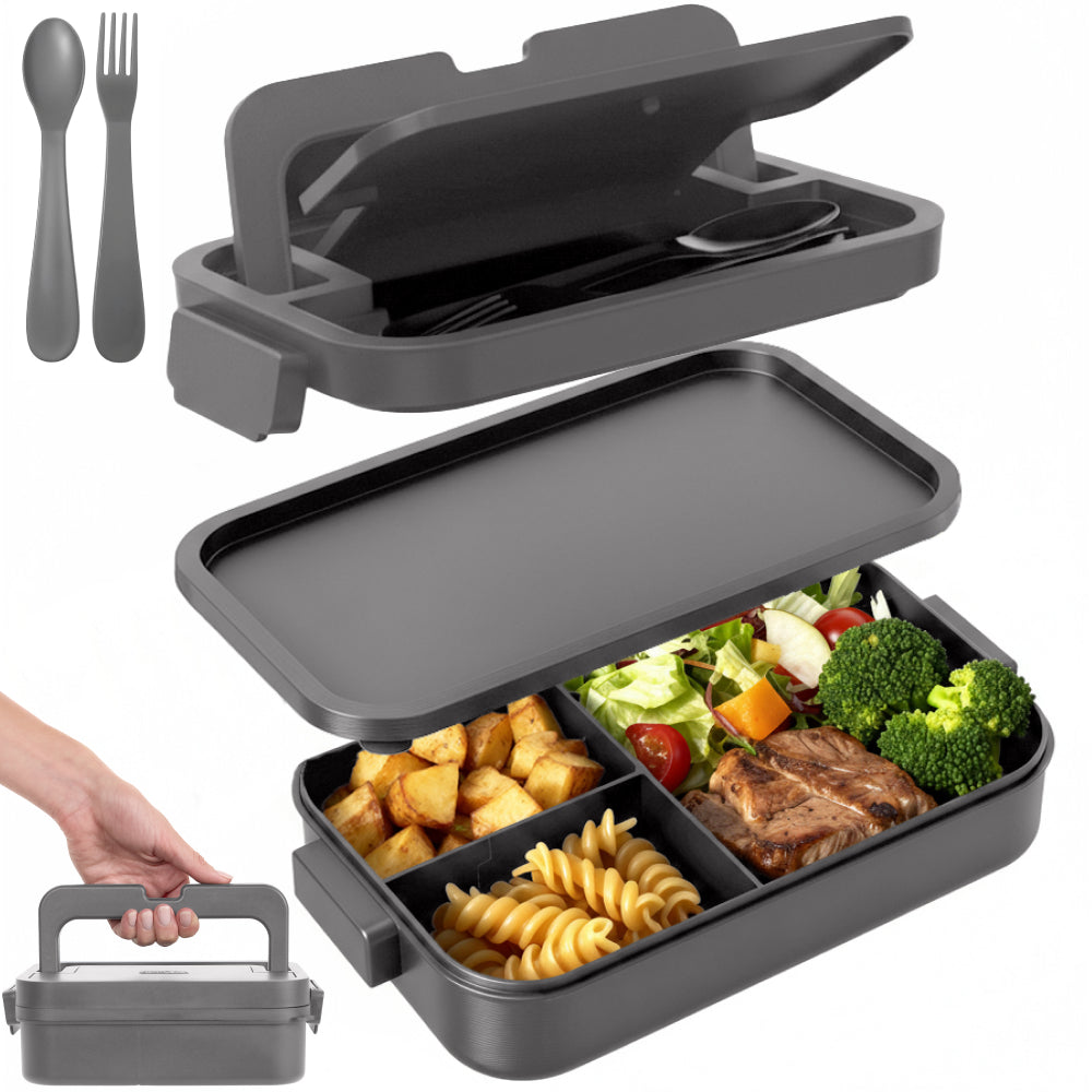 Bento Box Gorilla Grip Gray 5 Cup