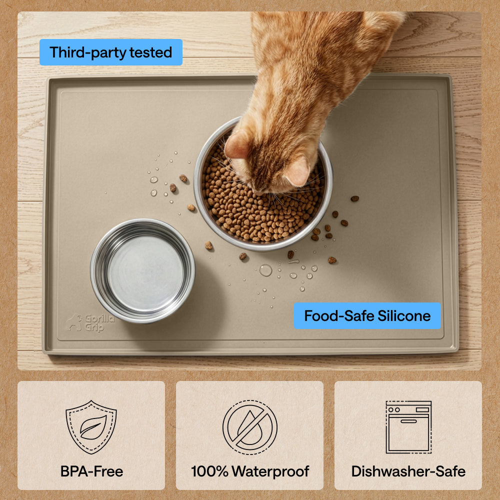 Dog Food Mat Gorilla Grip