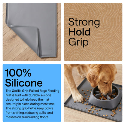 Dog Food Mat Gorilla Grip