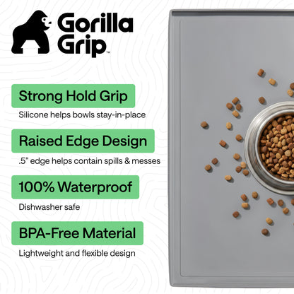 Dog Food Mat Gorilla Grip