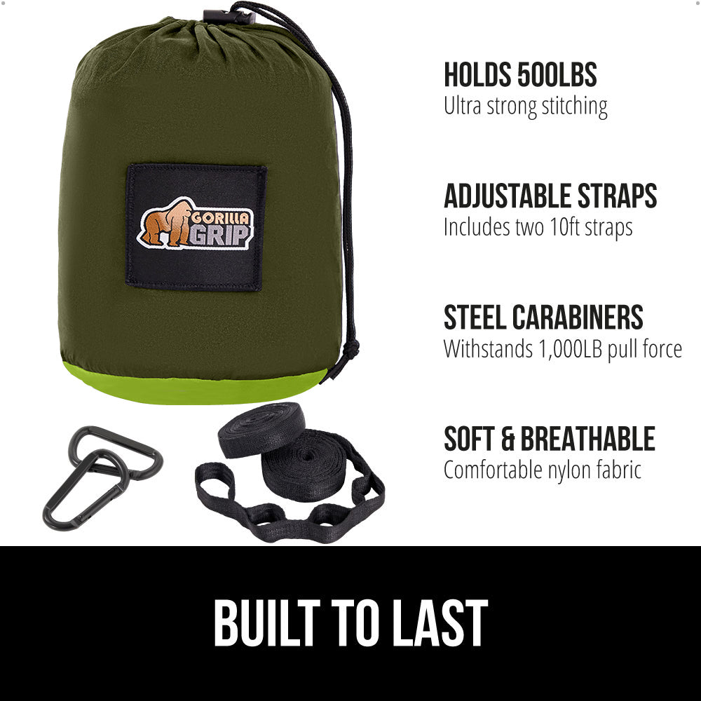 Camping Hammock Gorilla Grip
