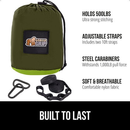 Camping Hammock Gorilla Grip