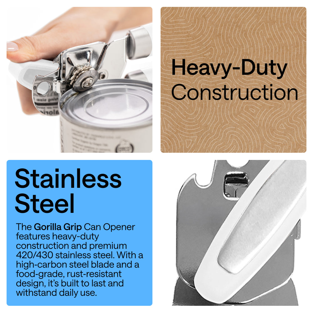 Stainless Steel Can Bottle Opener