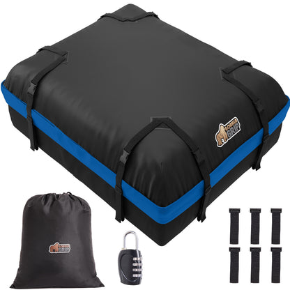 Car Roof Storage Bag  Gorilla Grip Blue 15 Cubic Feet 