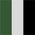 Black/Silver/Hunter Green