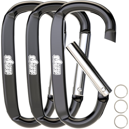 Carabiners Gorilla Grip Black 3