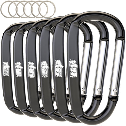 Carabiners Gorilla Grip Black 6