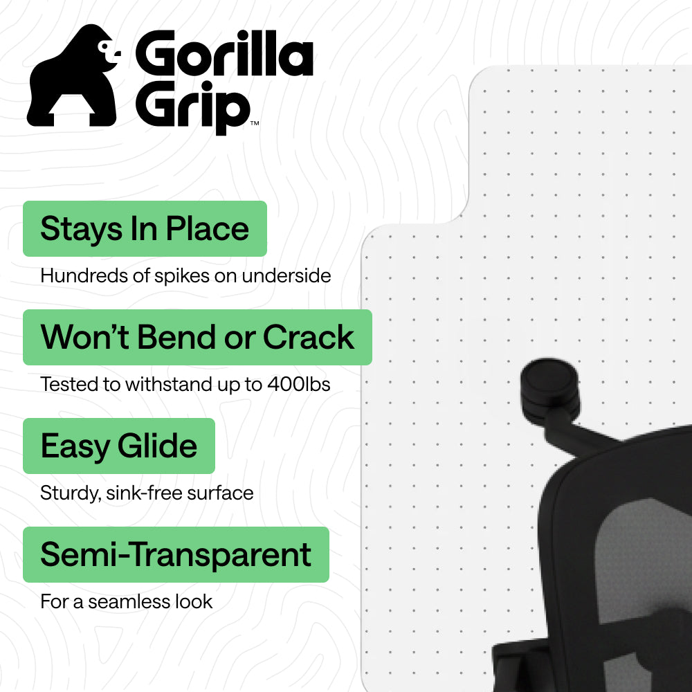 Carpet Office Chair Mat Gorilla Grip