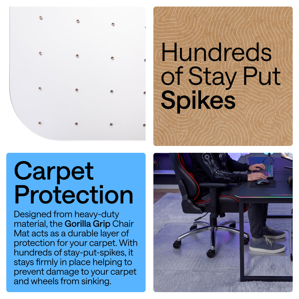 Carpet Office Chair Mat Gorilla Grip