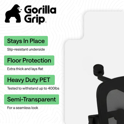 Hardwood Floor Chair Mat Gorilla Grip