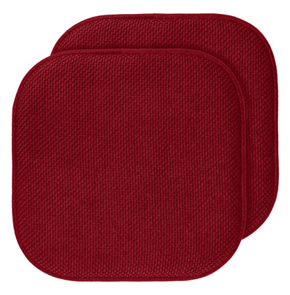 Chair Pad Gorilla Grip Red 16" x 16" (2 Pack)