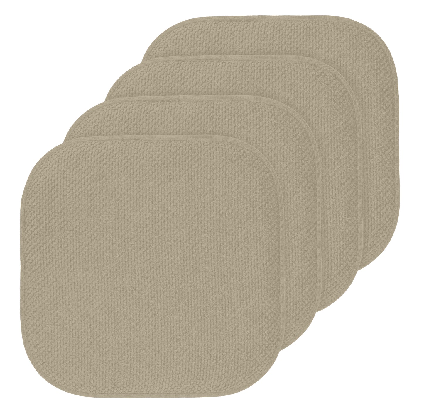 Chair Pad Gorilla Grip Beige 16" x 16" (4 Pack)