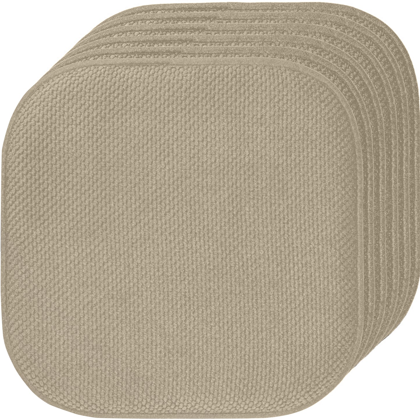 Chair Pad Gorilla Grip Beige 16" x 16" (6 Pack)