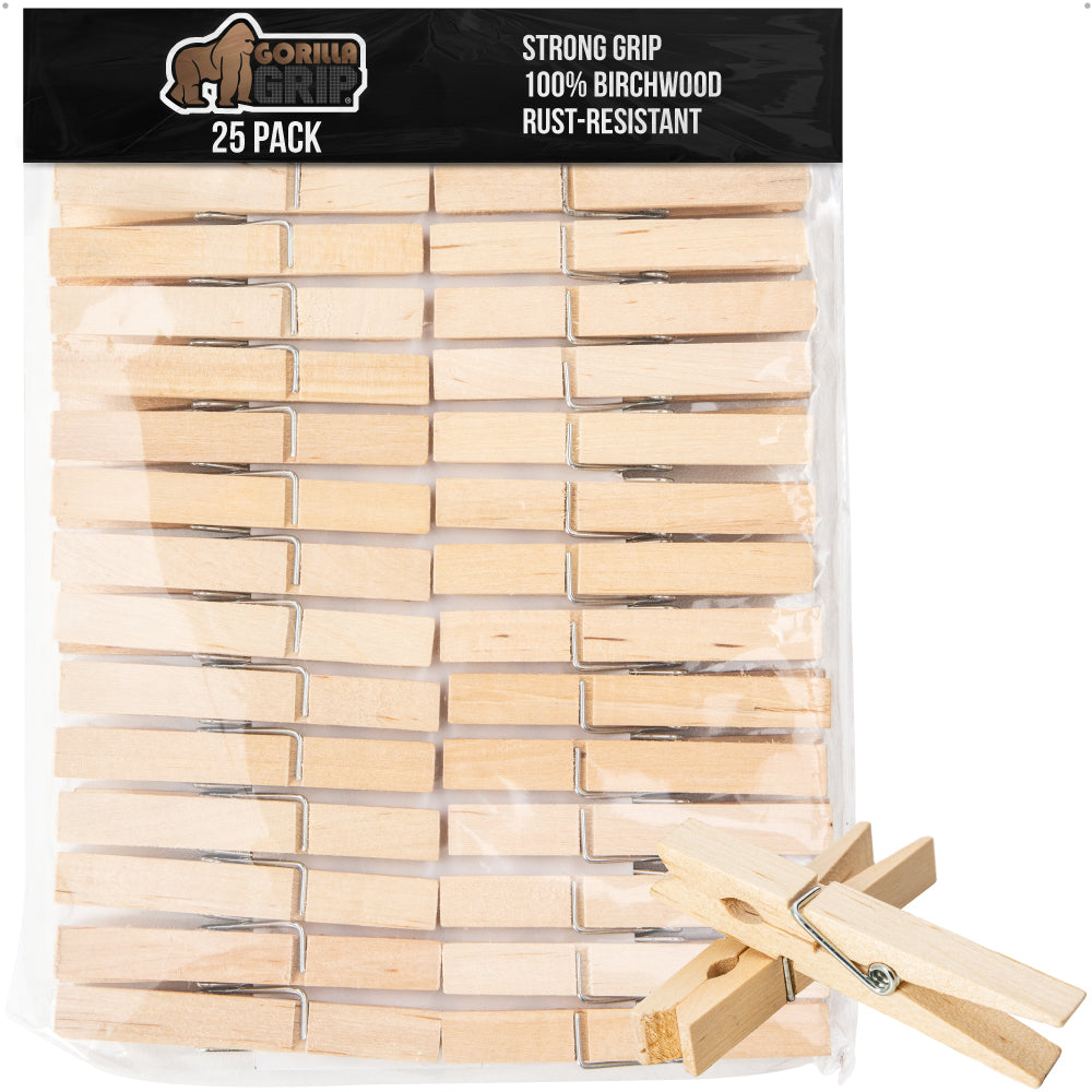 Clothes Pins Gorilla Grip 25 Pack