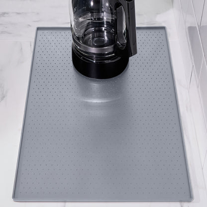 Coffee Mat Gorilla Grip Gray 11.5" x 18.5"
