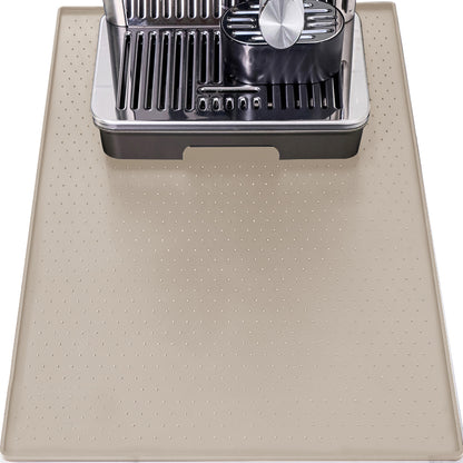 Coffee Mat Gorilla Grip Beige 11.5" x 18.5"