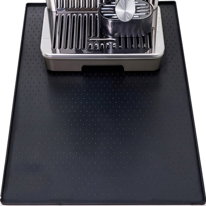 Coffee Mat Gorilla Grip Black 11.5" x 18.5"