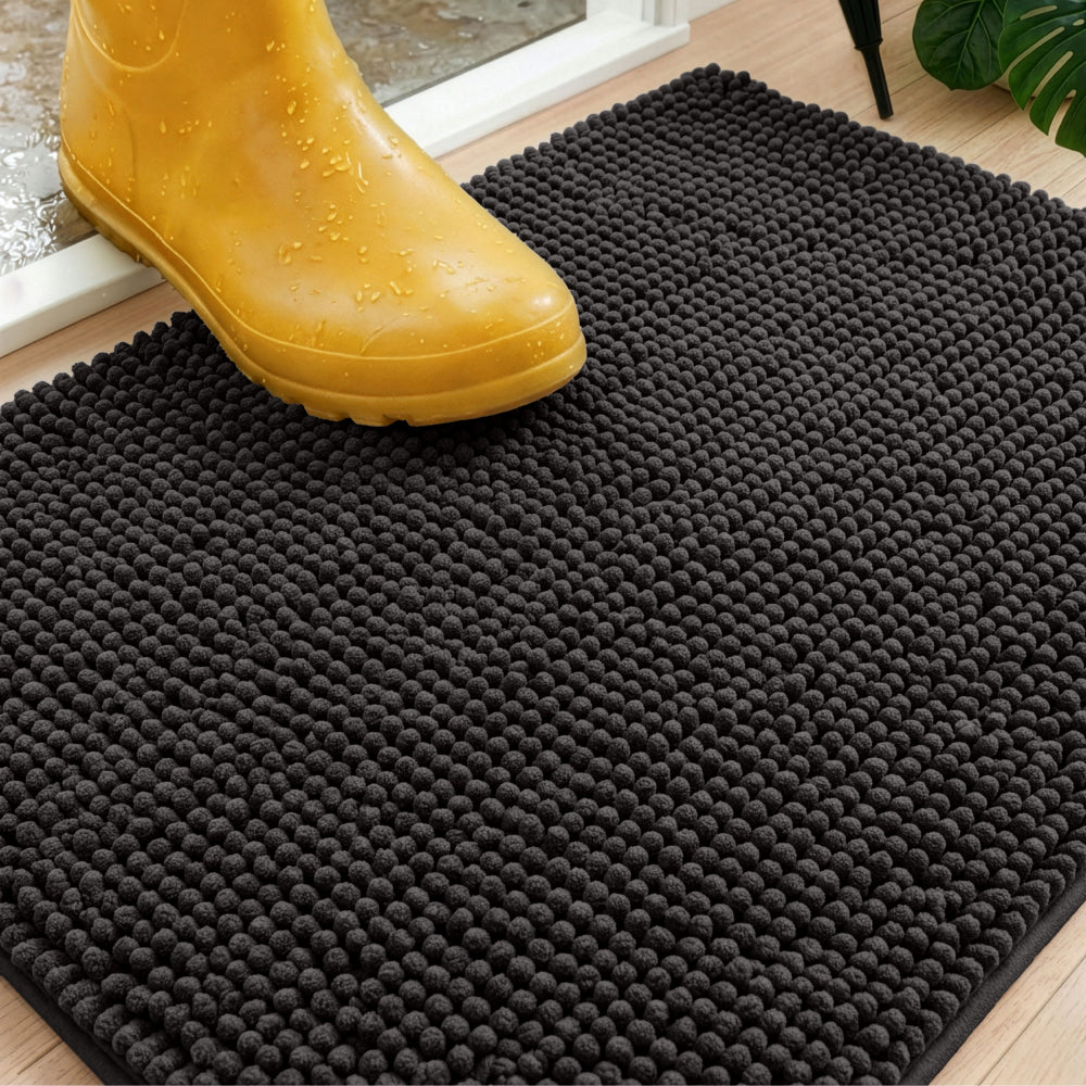 SoakSTOPPER® Doormat Gorilla Grip Black 24" x 17"