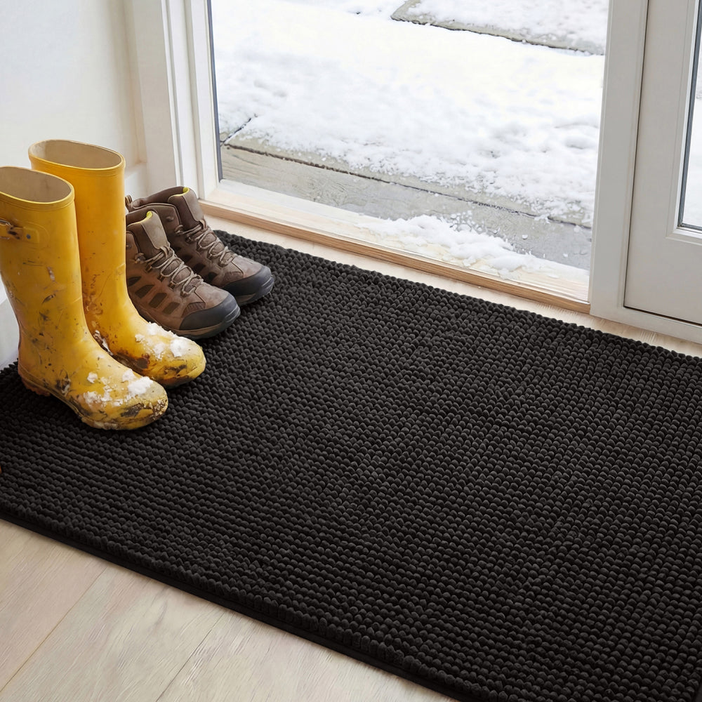 SoakSTOPPER® Doormat Gorilla Grip Black 48" x 30"