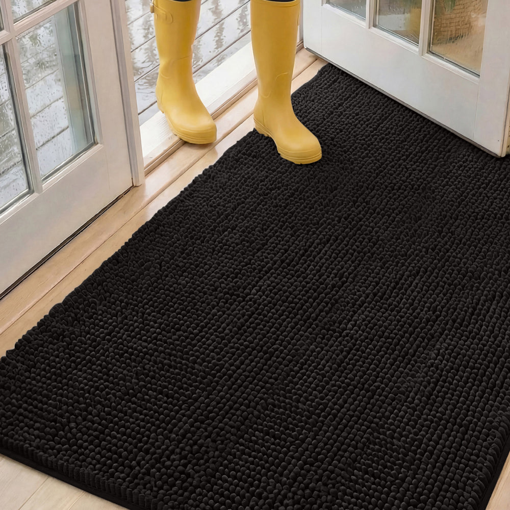 SoakSTOPPER® Doormat Gorilla Grip Black 60" x 36"