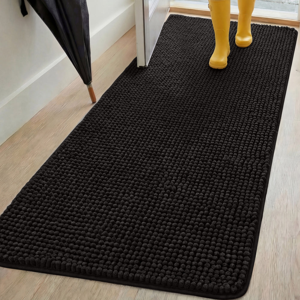 SoakSTOPPER® Doormat Gorilla Grip Black 70" x 24"