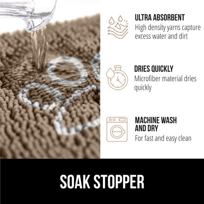 SoakStopper Doormat  Gorilla Grip   