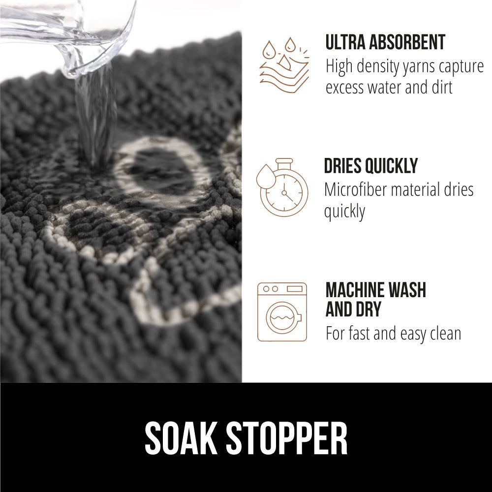 SoakStopper Doormat  Gorilla Grip   