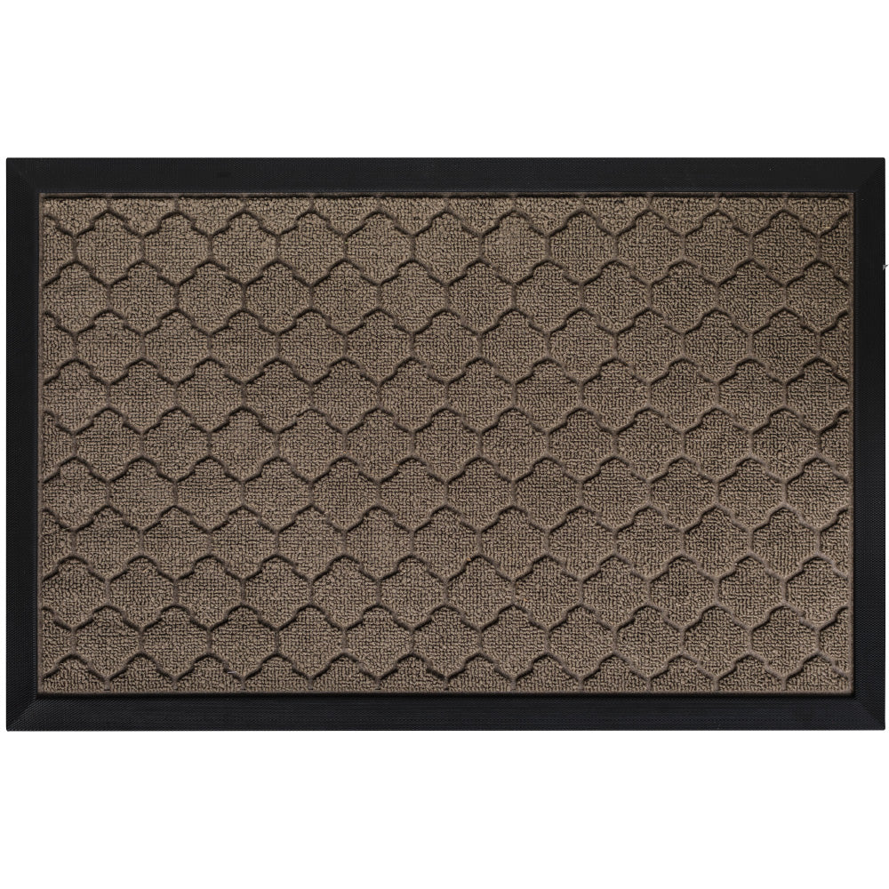 Weathermax Doormat  Gorilla Grip Latte Quatre 35" x 23" 