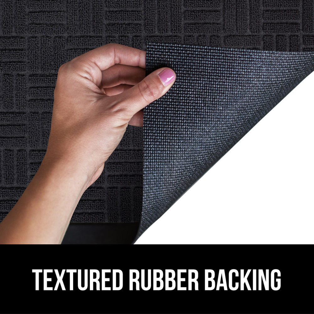Gorilla Grip Weathermax Doormats Shown with Textured Rubber Backing
