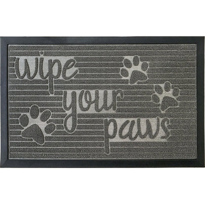 Weathermax Doormat  Gorilla Grip Stone Paws 17" x 29" 