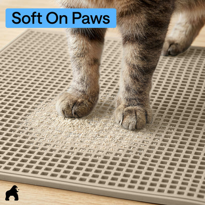 Double Silicone Cat Litter Mat