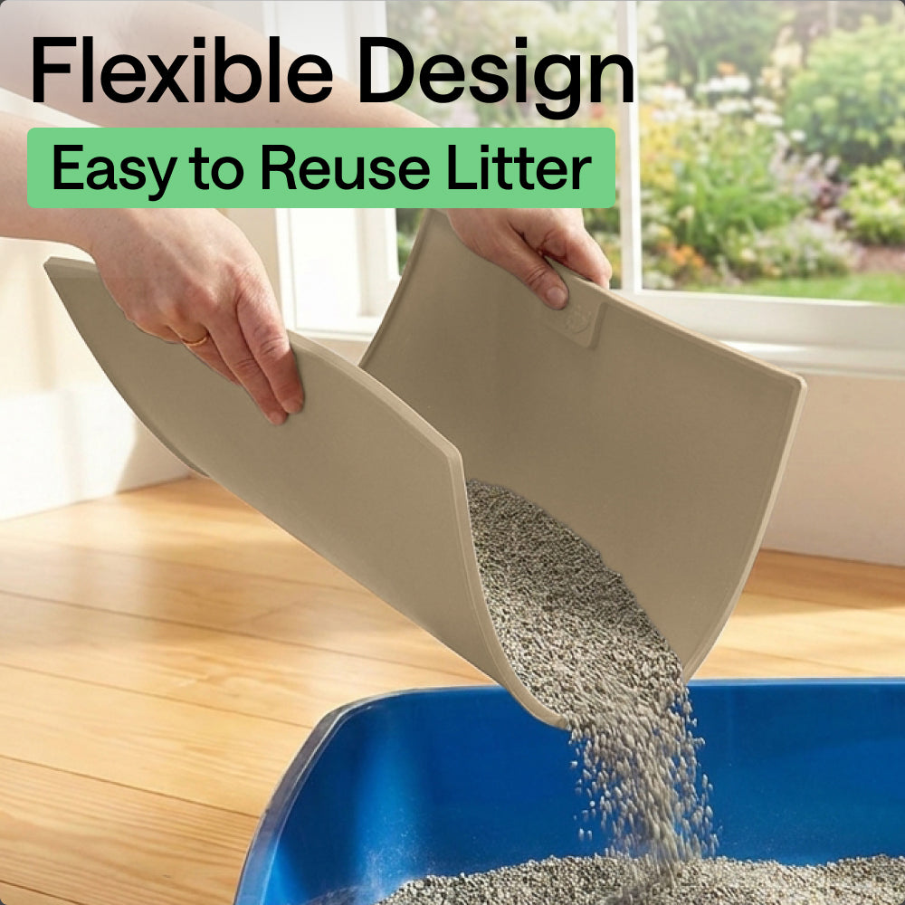 Double Silicone Cat Litter Mat