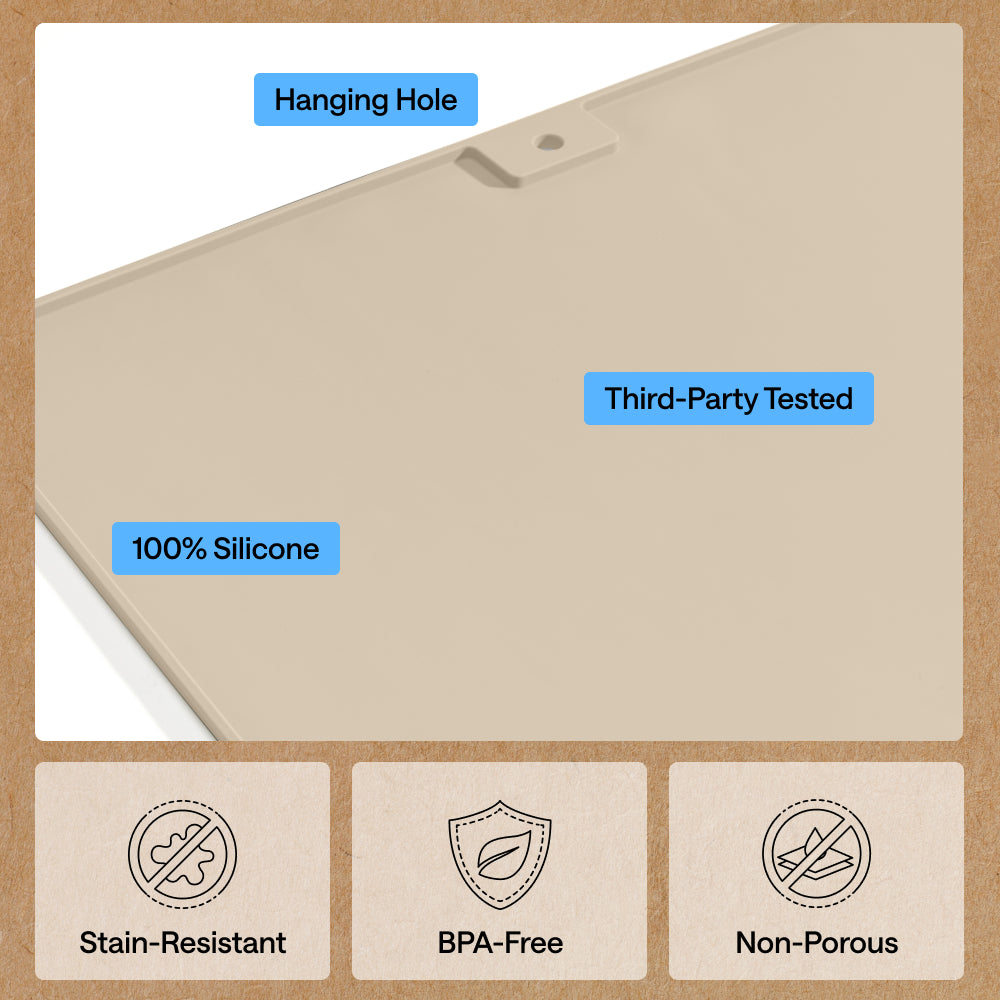 Double Silicone Cat Litter Mat