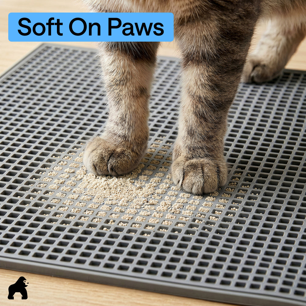Double Silicone Cat Litter Mat