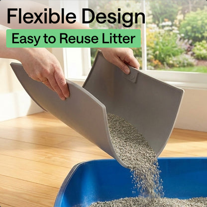 Double Silicone Cat Litter Mat