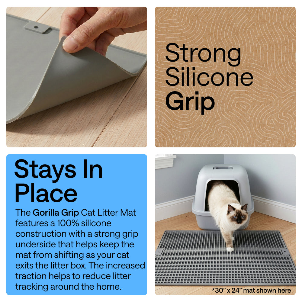 Double Silicone Cat Litter Mat