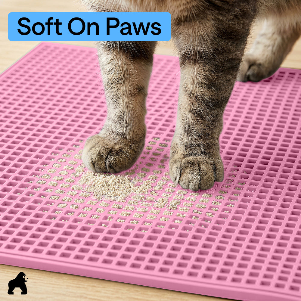 Double Silicone Cat Litter Mat
