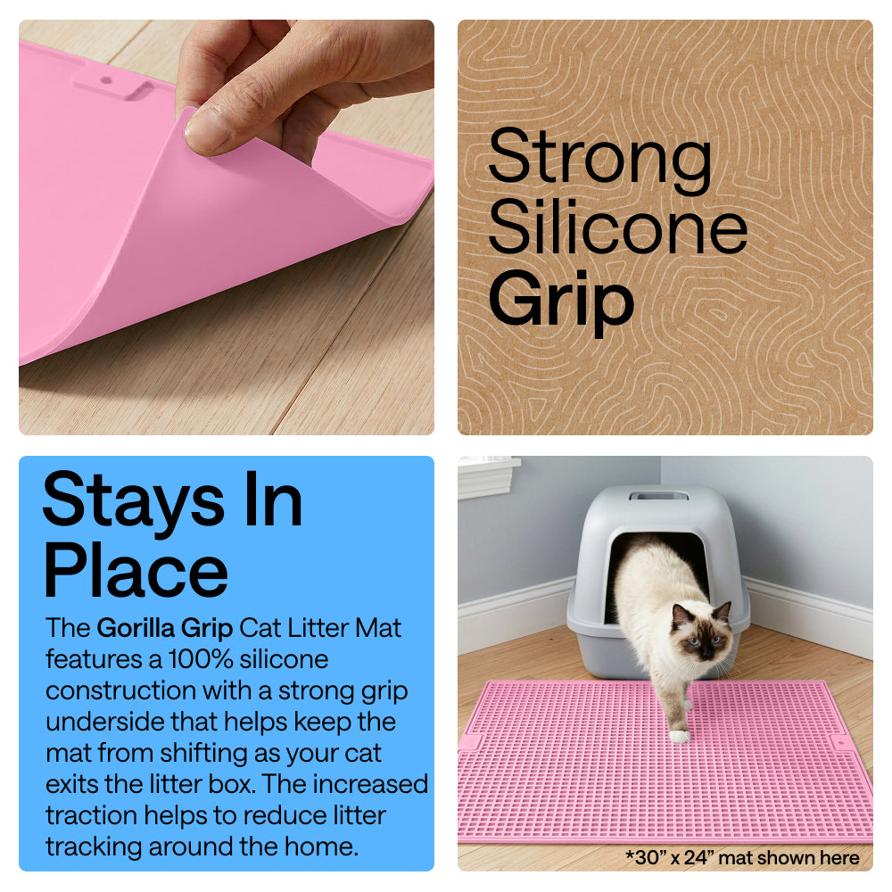 Double Silicone Cat Litter Mat
